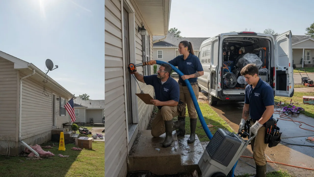 Ceiling Water Damage Restoration in Onaga, KS near me