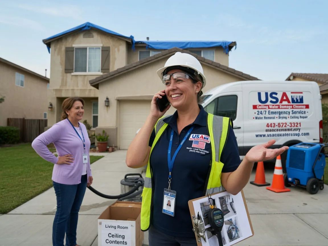 Ceiling Water Damage Restoration Onaga, KS FAQs